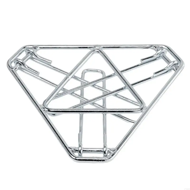 P88E Folding Campfires Stand Camping Cooking Stand Stainless Steels Open Tripod Portable Outdoor Grill Rack Easy to Use