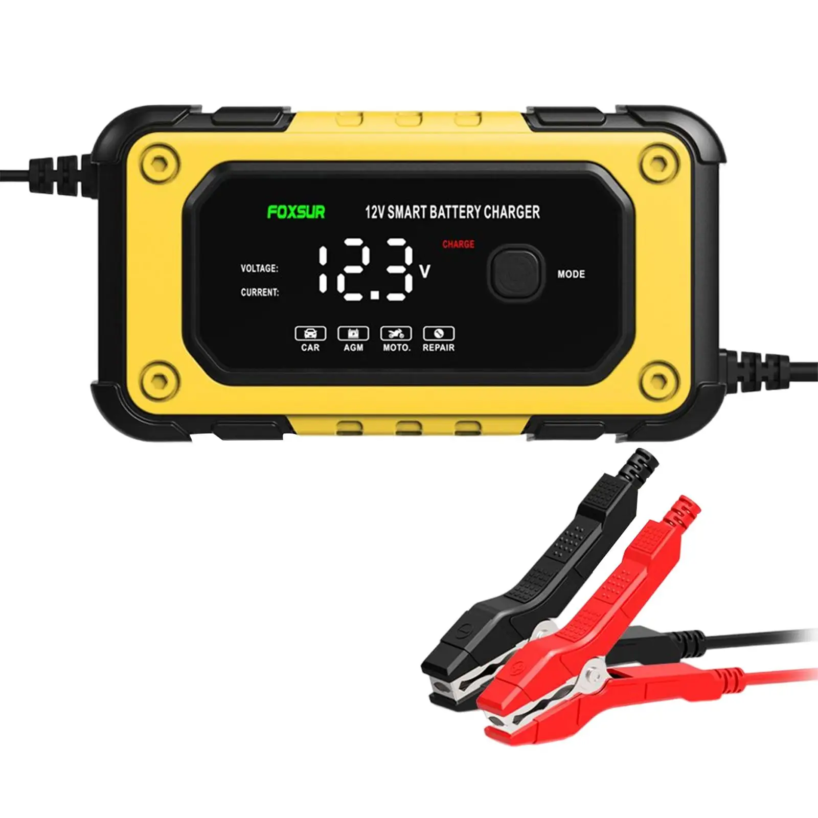 Car Battery Accessories Smart Car Battery Charger Trickle Charger for Van Agricultural Vehicles