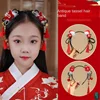 Chinese New Year Children's Cute Wig Hair Clip Princess Chinese Hair Clip Headband Holiday Gift 3