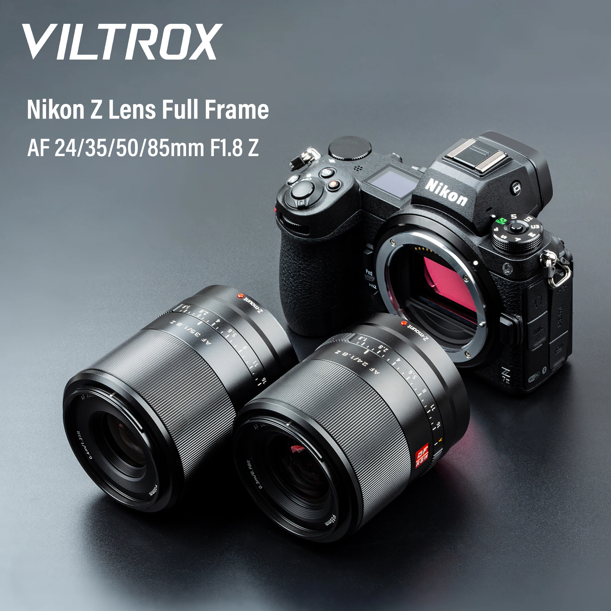 Viltrox 24Mm 35Mm 50Mm 85Mm F1.8 Nikon Z Obiettivo Messa A Fuoco Automatica Full Frame Prime Grande Apertura Per Fotocamera Nikon Z Z9 Z6 Z7 Z50 Z30 Z