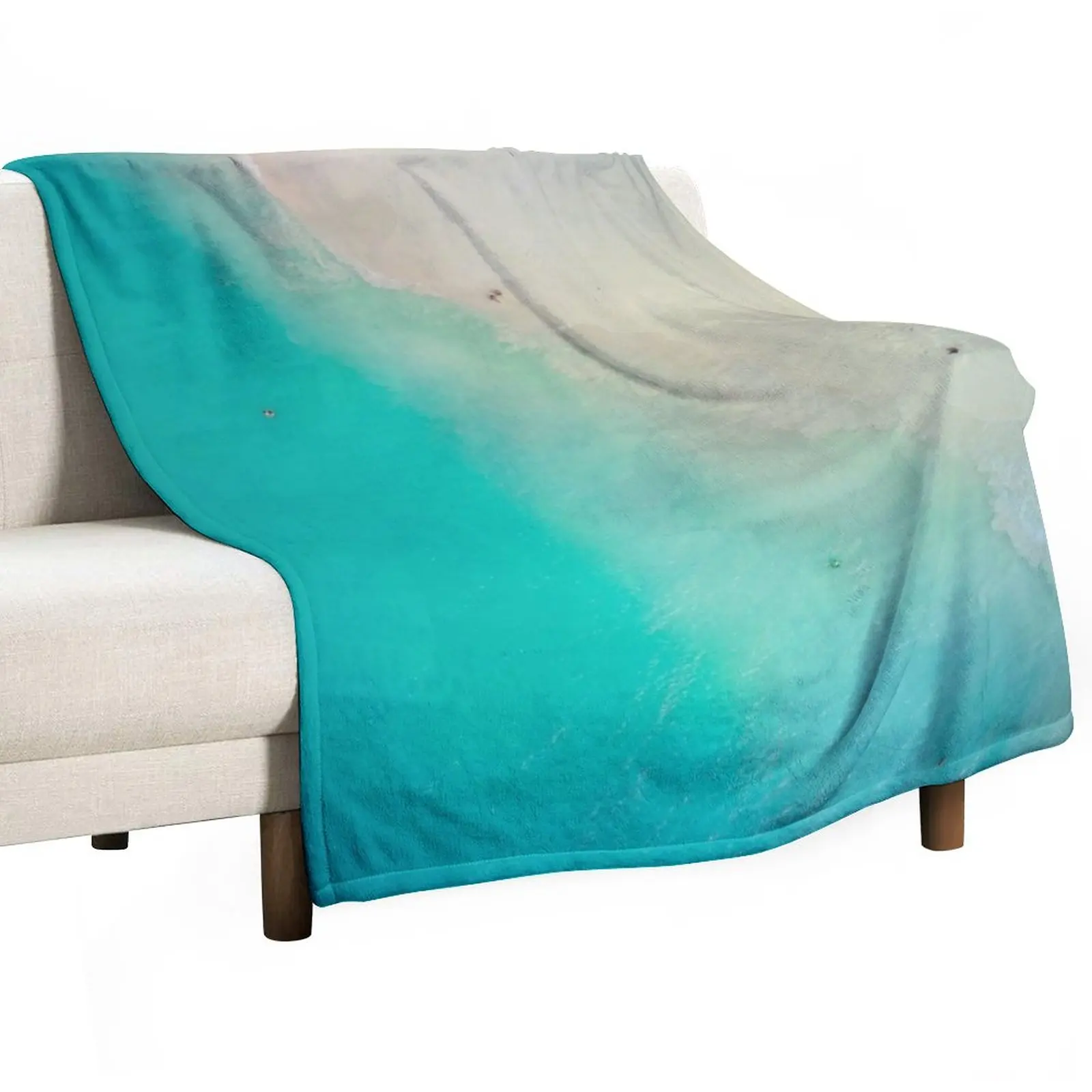 

Turquoise Beach Throw Blanket cosplay anime Baby Luxury wednesday Blankets