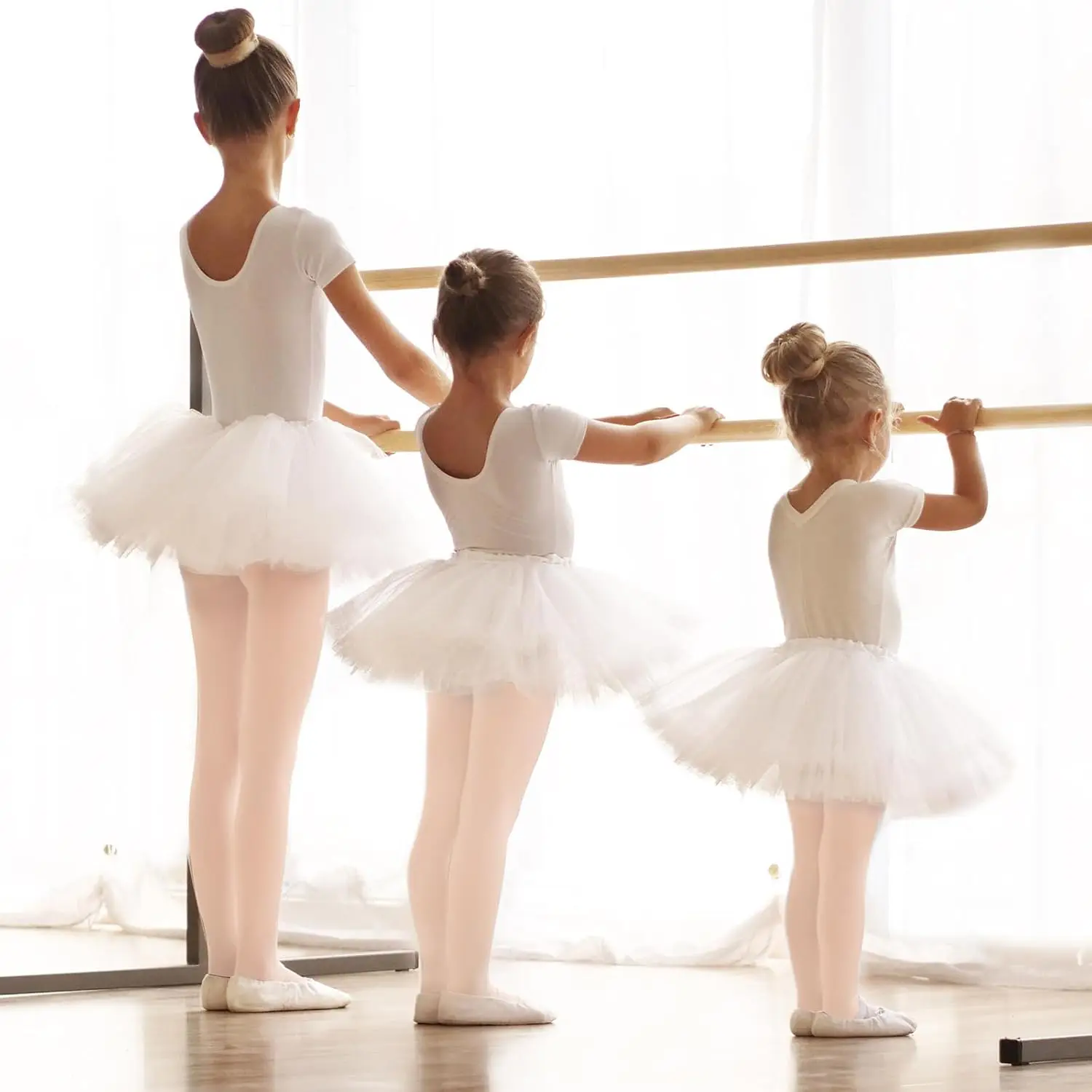 Girls Ballet Dance Tights Stockings 1-8 Year 3/2/1 Pairs
