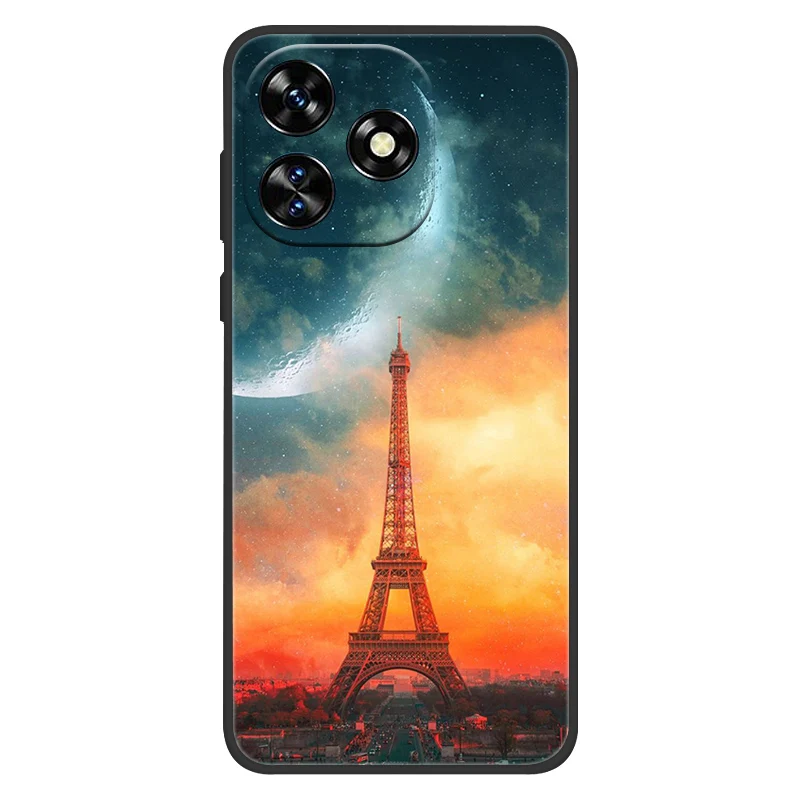 Luxury Silicone Soft Bumper Phone Case - Fashionable Space Design