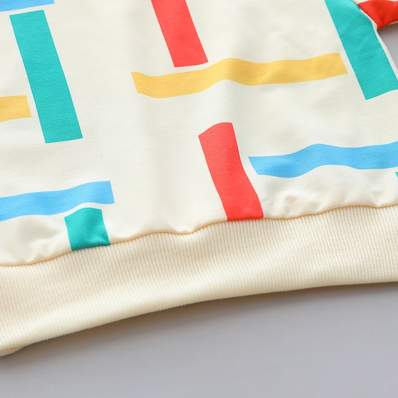 Striped Baby Outfit Set 4