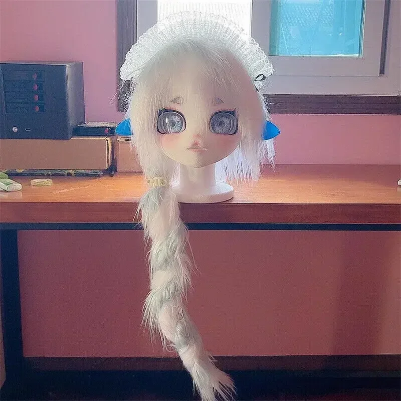 Premade Fursuits Head Cat Maid Braided Kigurumi Furry Full Head Mask Lolita Cosplay Costumes Animal Furries Partial Fursuit