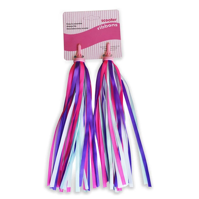 New Bicycle Handlebars Colorful Streamers Children Cycle Bike Balance Scooter Retro Tassels Ribbons Accessories Kids Girls Boy 3
