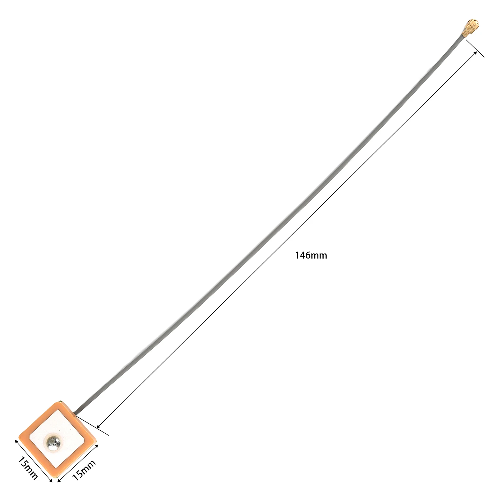 RCmall GPS Beidou Active Antenna 15*15*6.5mm IPEX Interface GPS Navigation Module Ceramic Antenna LNA Signal Amplifier