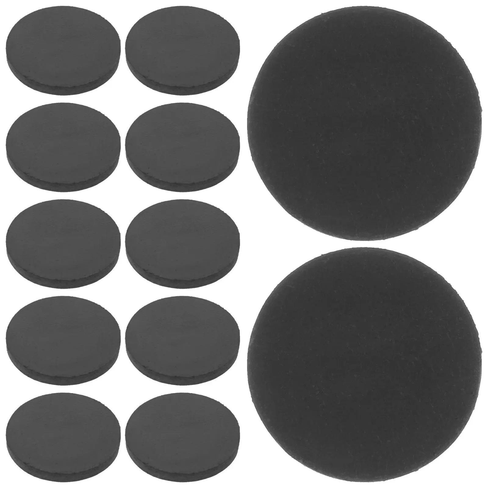 냉장고 공예 용품 과학 실험용 접착식 자석 원형 디스크 100개