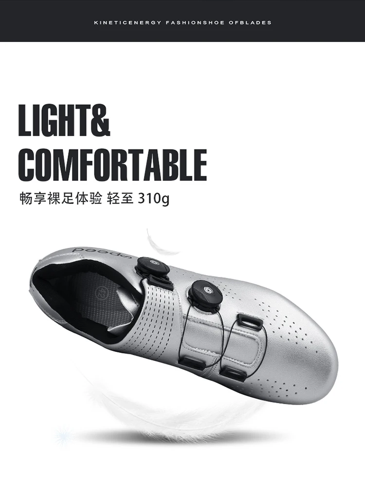 2023 neue Männer Fahrrads chuhe leichte und atmungsaktive Road Lock Radsport Renn schuhe SPD Speed Radsport Sportschuhe Größe 38-47 – Detail 4