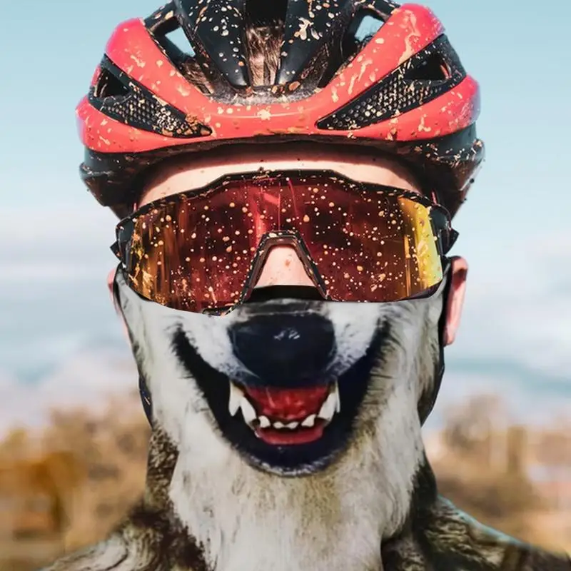 

3D Animal Bandana Face Mask Hanging Ear Motorcycle Face Cover Shield For Outdoor Sports Neck Gaiter Scarf Motorbike Accessories