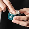 Small Ceramic Jar with Lid Powder Small Porcelain Bottle Portable Cosmetic Cream Packaging Box Retro Rouge Lipstick Ointment Jar 3