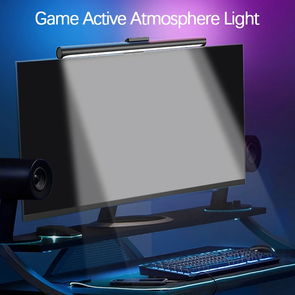 Dimmable Laptop Monitor Light Bar LED USB RGB Game for Home