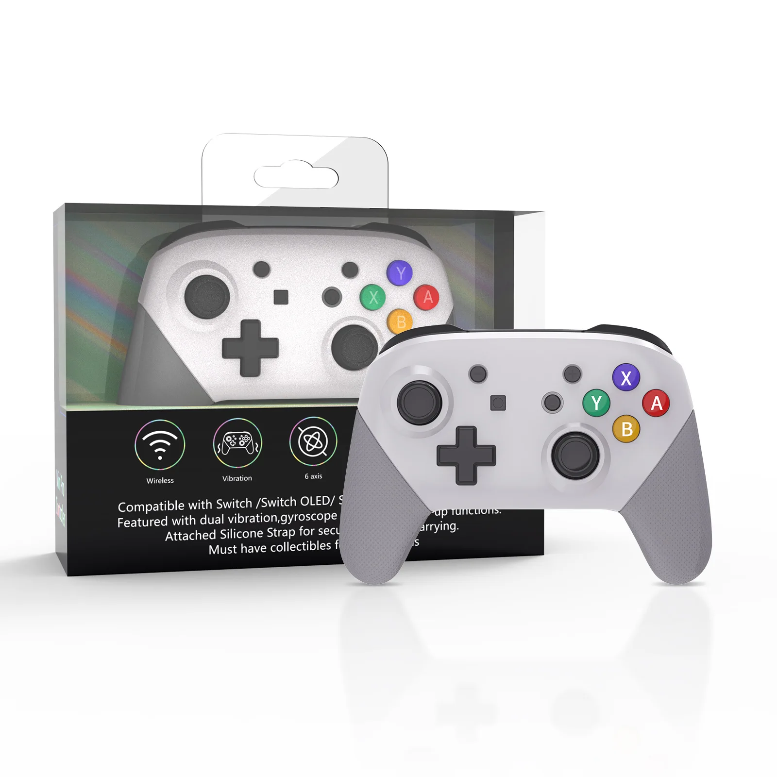 

Беспроводной Bluetooth-джойстик Steam Deck, контроллер для Switch Pro, мини-геймпад для Switch/Lite/Switch OLED