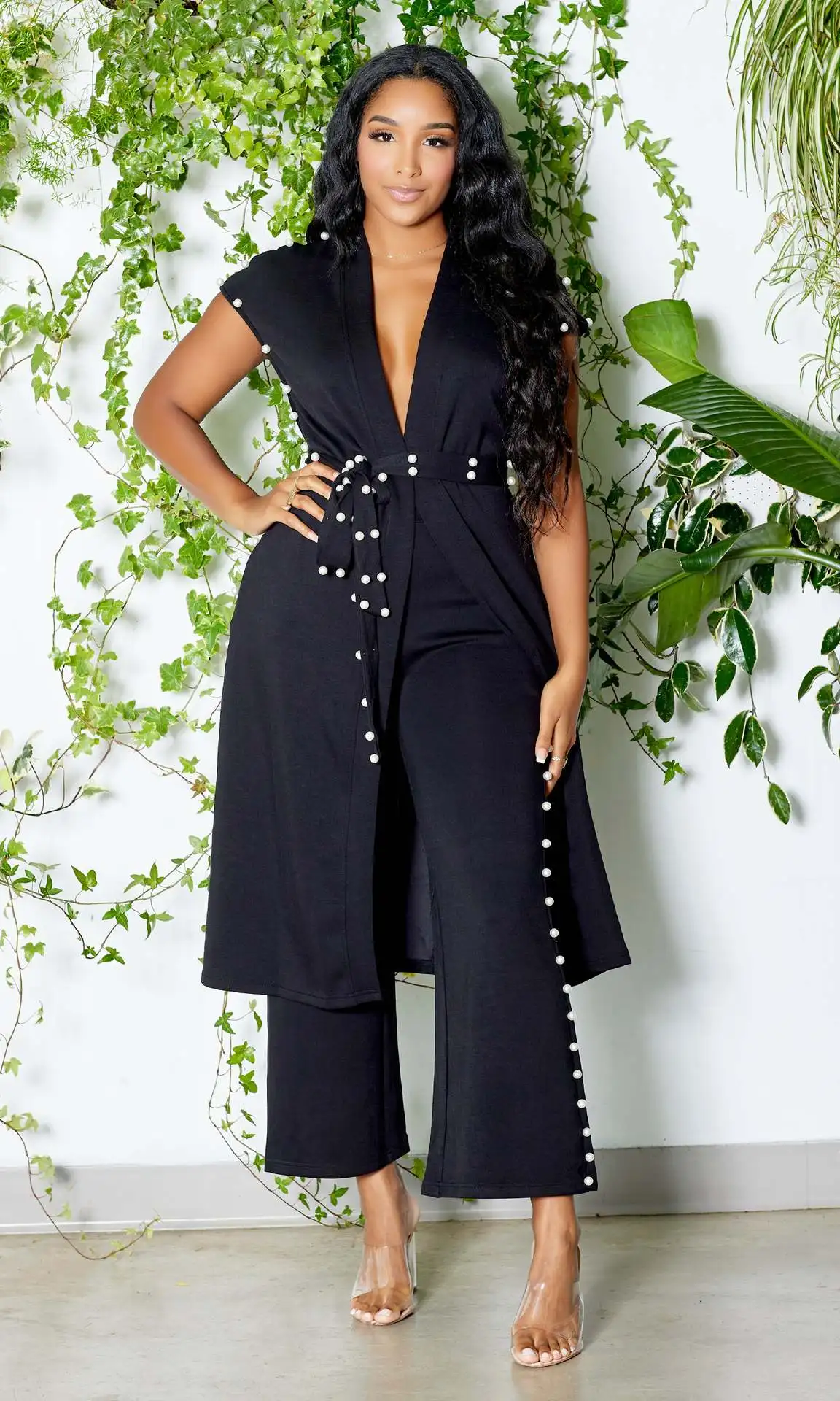 

Комплект женских брюк из двух предметов