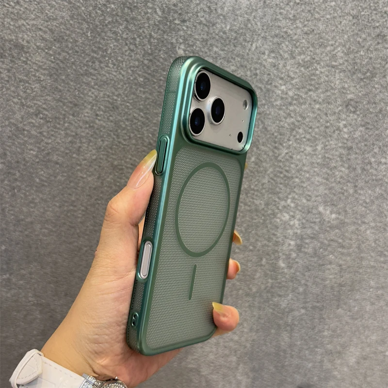 Ultrathin Magnetic Translucent Matte Phone Case with Wireless Charging Capability
