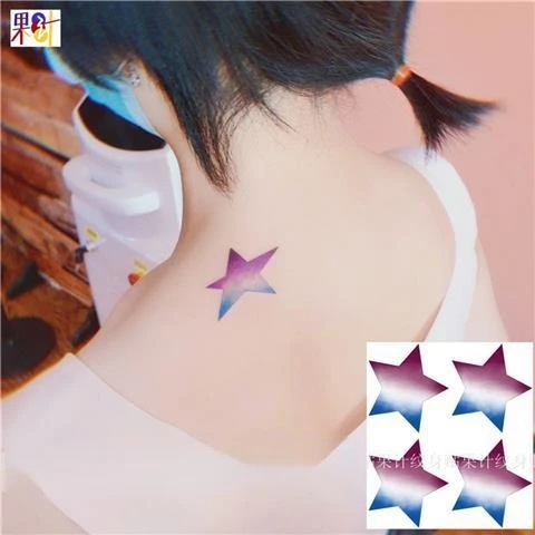 JoJos Bizarre Adventure Joestar Family Star Birthmark Temporary Tattoo  Sticker Set of 2  Tattoos Tattoo stickers Birthmark tattoo