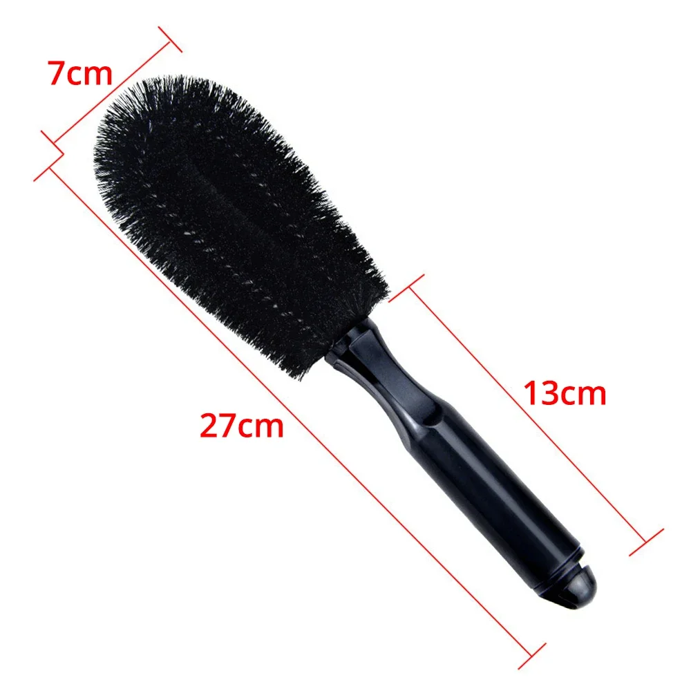 Car Wheel Brush Tire Cleaning Brush Tool Car Rim Scrubber Cleaner Duster  Handle Motorcycle Truck Wheel Car Grooming Brush New - AliExpress