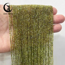 Elegant Matte Sea Blue Zircon Beads - 3mm(115pcs) (19mid olive green)