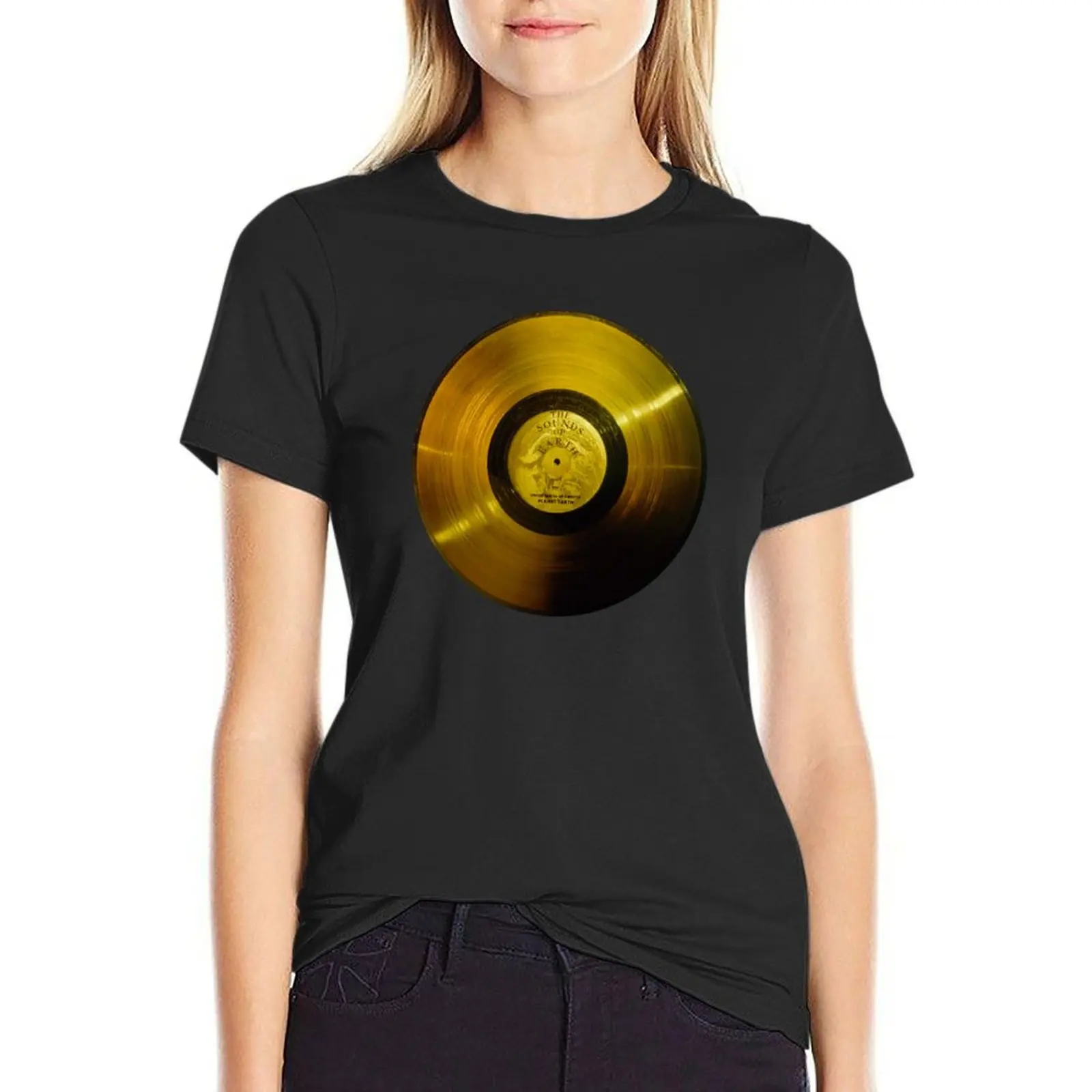 The Sounds of Earth T-Shirt funny plus size tops lady clothes tops Women