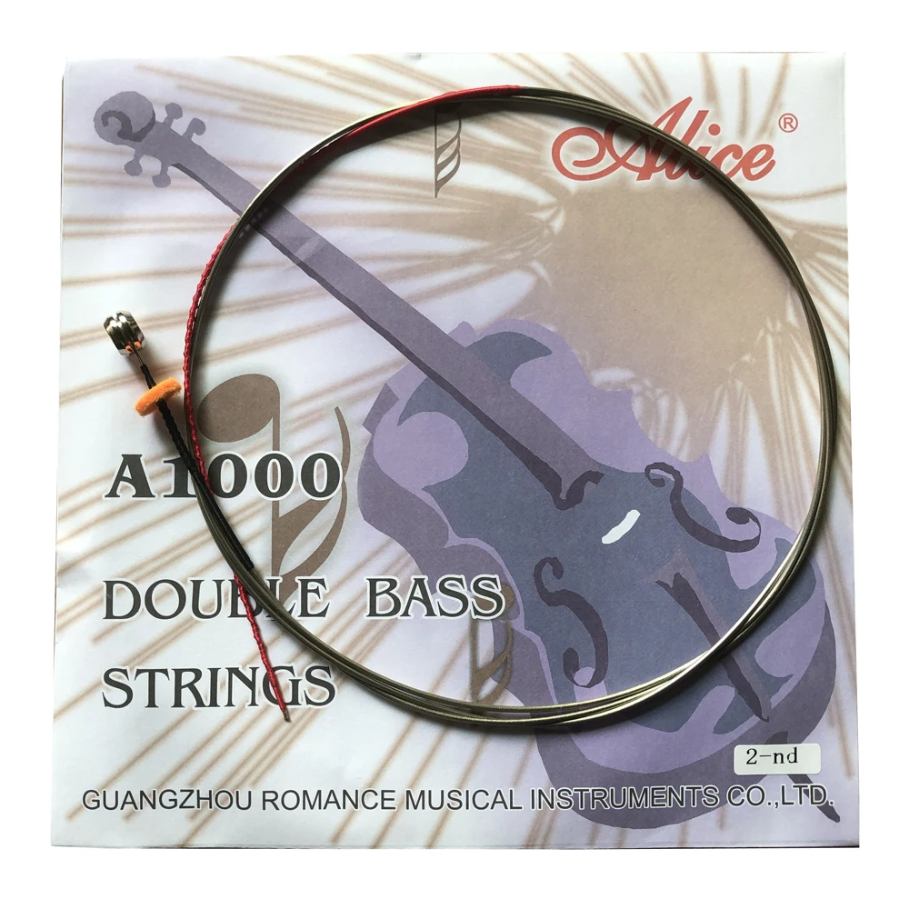 A1000 Alice 4/4 3/4 1/2 1/4 1/8 Scale 4-String G1st D2nd A3rd E4th Double Bass Strings