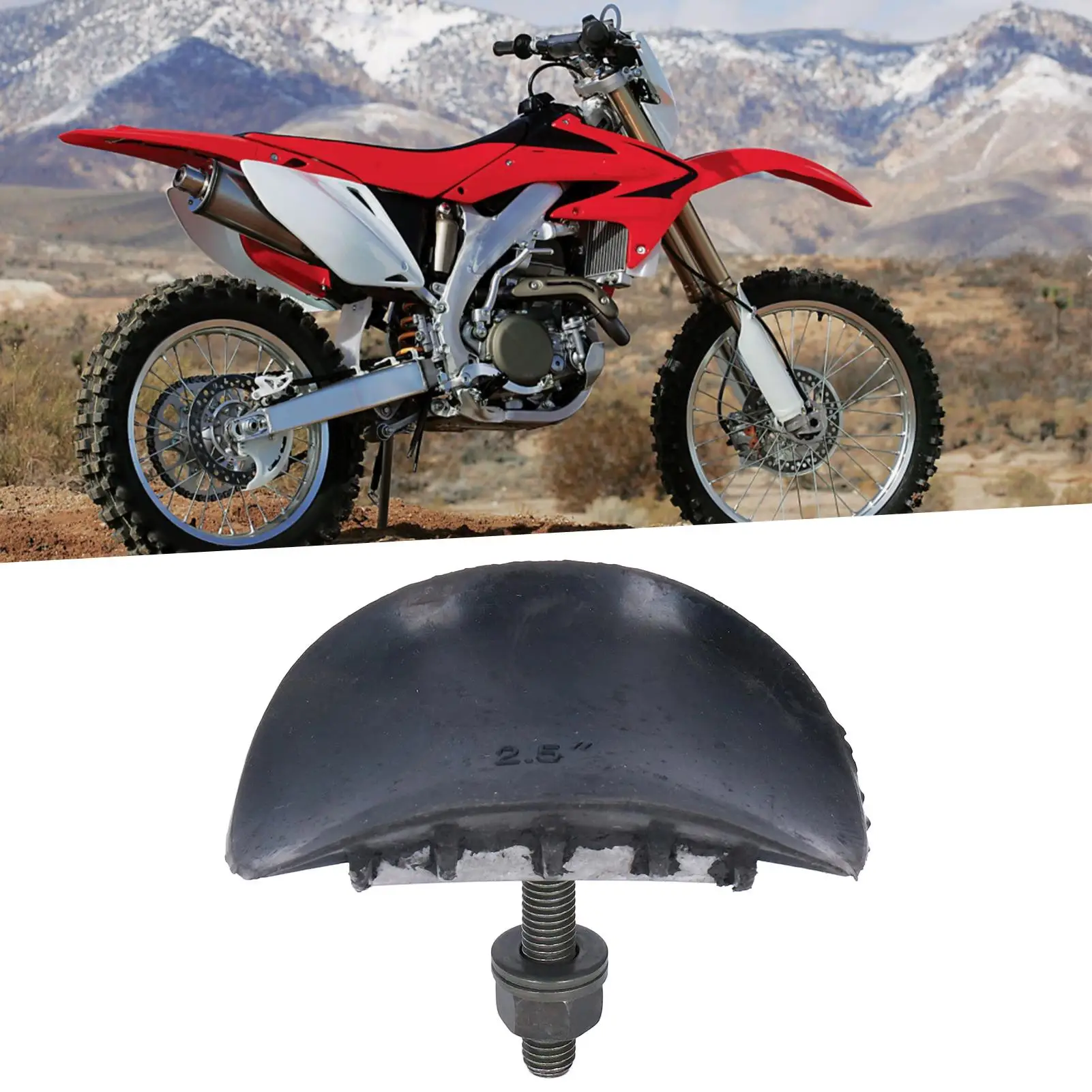 Wheel Rim Tire Lock for 2 .5in Abrasion Resistant Rear Wheel Rim Lock for 2 Stroke 5 cc 4 Stroke 45 cc Motorcycle Dirt