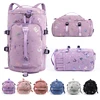 Gym Yoga Sport Backpack Travel Bag For Men Women Graffiti Letters Printing Fitness Siwmming Dry Wet Crossbody Sports Handbag Bag 1