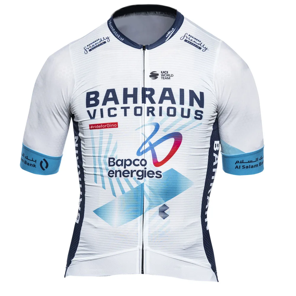 Cycling Jersey Set Men Bicycle Clothing Road Bike Shirts Suit Bicycle Bib Shorts MTB Maillot For Bahrain Victorious Team