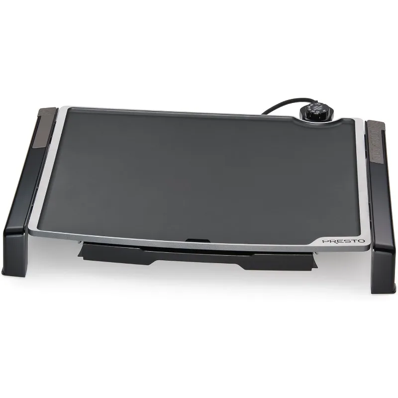 OUIO XL 07073 Electric Tilt-N-fold Griddle, 19", Black 6