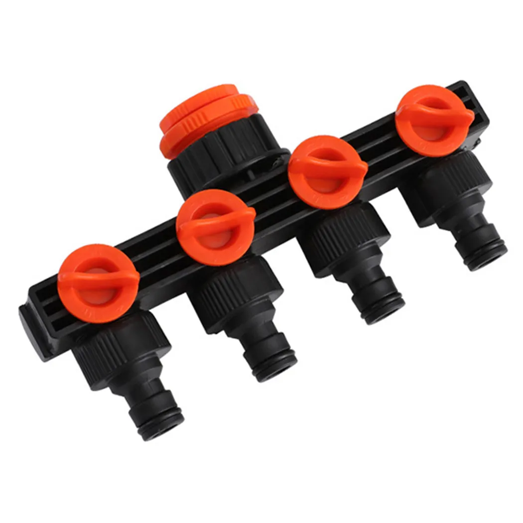 

Watering Equipment 4 Way Tap Connector 18.5*6*9.5CM ABS Accessory Garden Manifold Hose Pipe Part Splitter Adapter