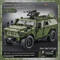 1:18 Sound＆Light Truck Vehicle Military Vehicle Alloy Diecast Metal Off Road Armored Children Car Toy War Chariot Model Gift Boy 2