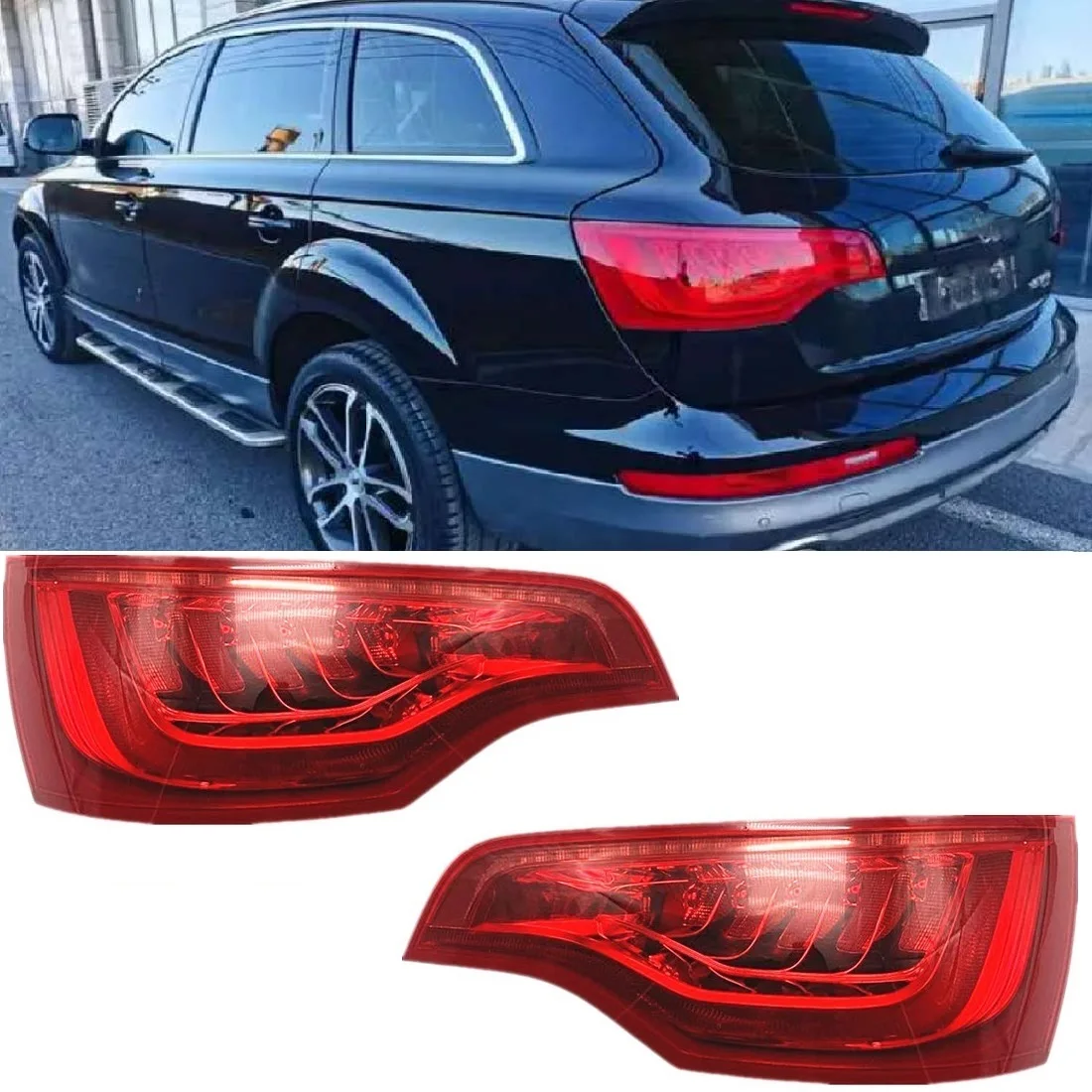 

LED Rear stop Tail Light turn signal for Audi Q7 2010 2011 2012 2013 2014 2015