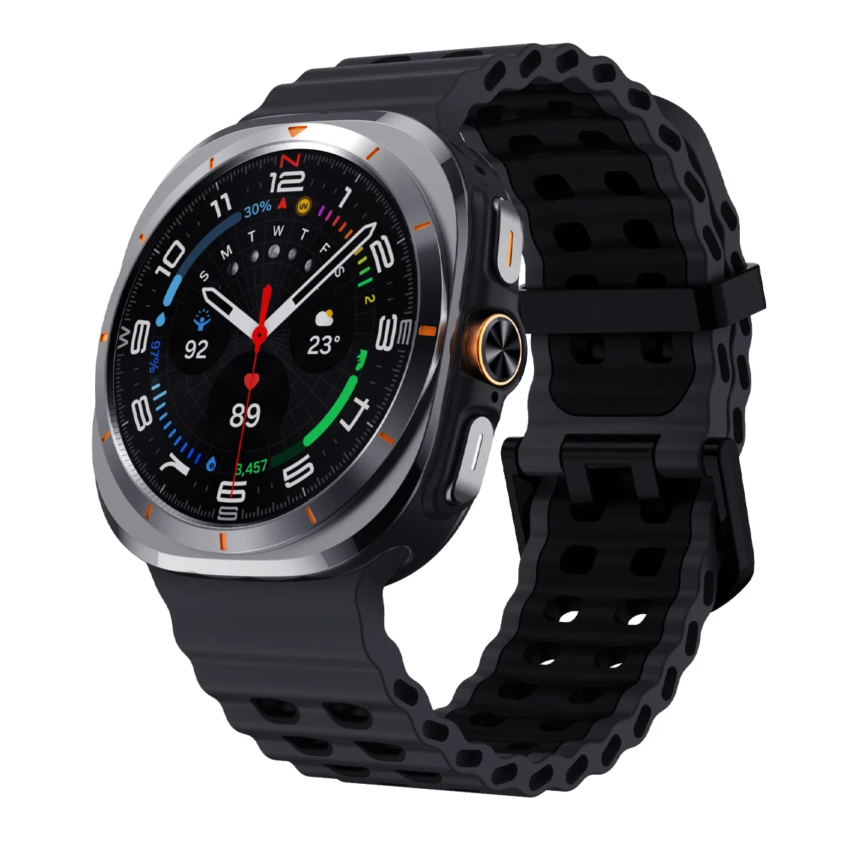Silicone Breathable Marine Strap Wristband Bracelet