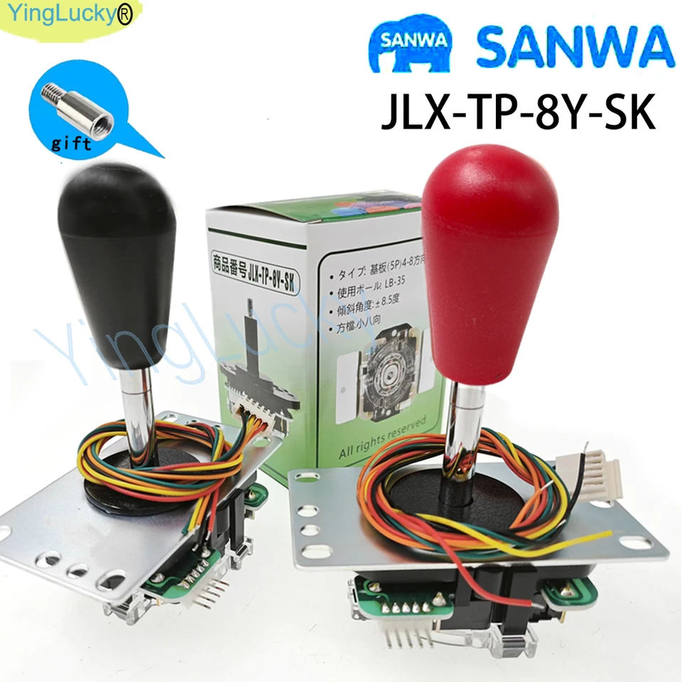 YENI SANWA Joystick Japonya orijinal sanwa JLX-TP-8Y-SK Arcade