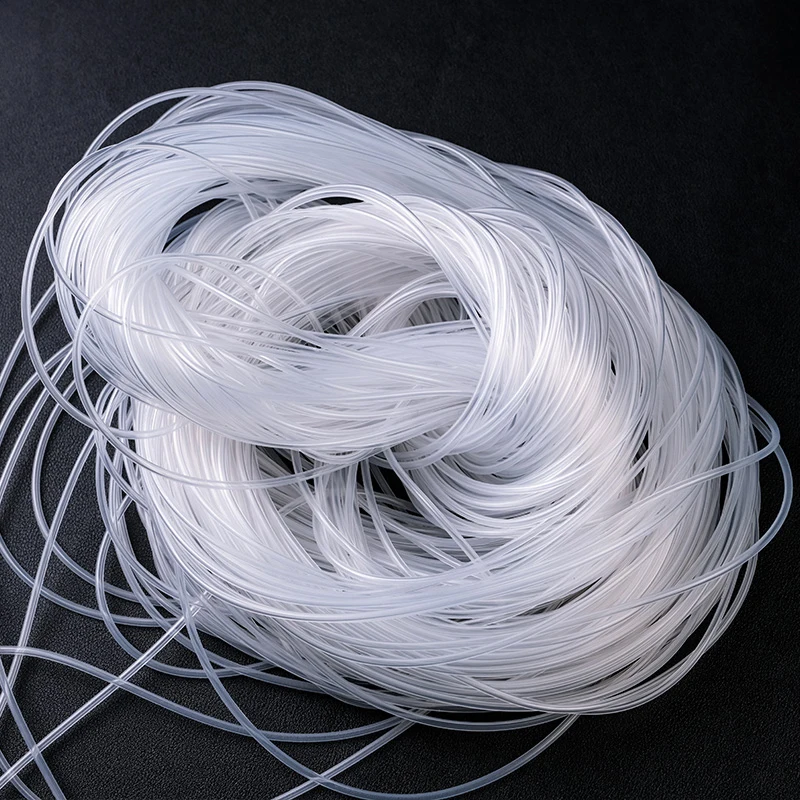10M Small Flexible Pipe Silicone Tube Hose Transparent Food Grade Tasteless High Temperature Resistant Water Dispenser Medical silicone tube,plumbing hose,water pipe,plumbing supply hose