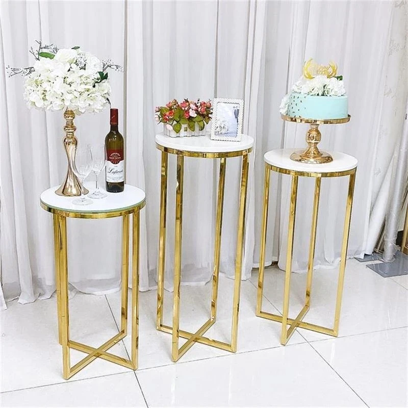 Set 6 Espositori Acrilico Bianco Per Torte – Impilabili, Misure Da 7 A 20 Cm, Per Dessert E Buffet
