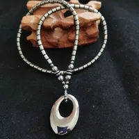 Natural Terahertz Magnetic Necklace Pendant. 1
