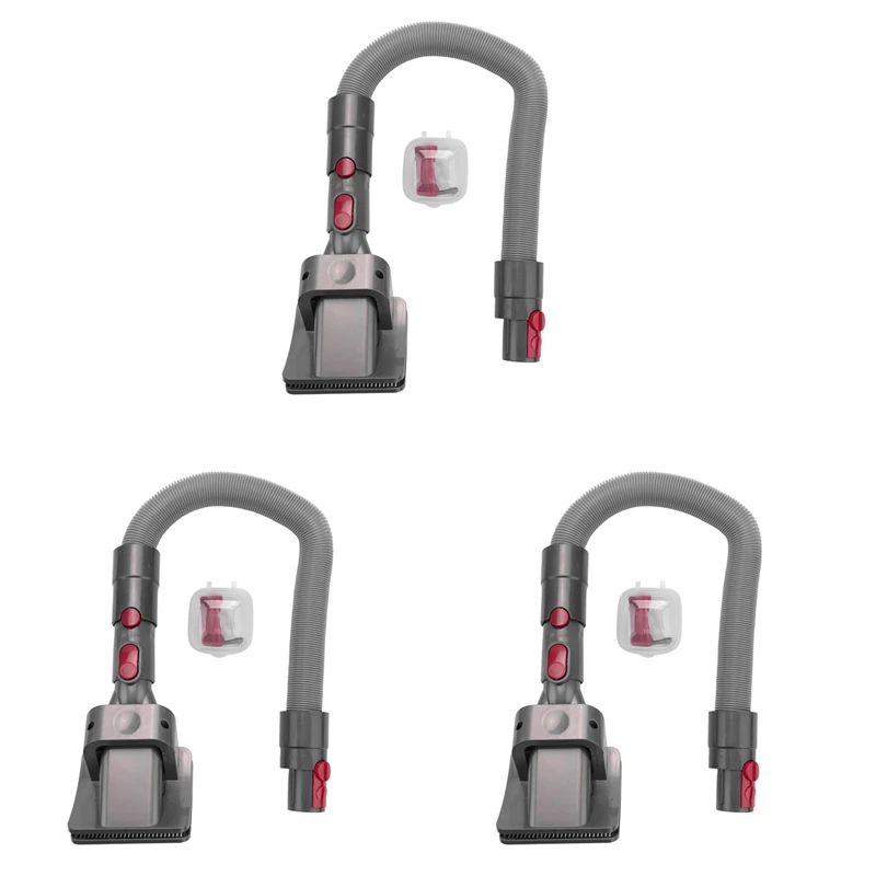3X Vacuum Attachment Dog Cat Pet Bed Brush Groom Tool Compatibile Per Dyson V11 V10 V8 V7 Accessori Per Aspirapolvere