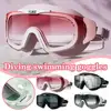 Electroplating Gradient Design Swimming Goggles Waterproof Professional Diving Goggles Anti-fog High-definition And Large F R7W3 3