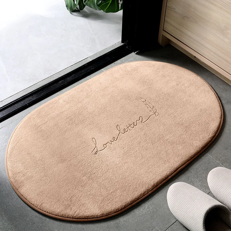 Super Absorbent Floor Mat Non Slip Bathroom Mats Soft Shower Bathroom