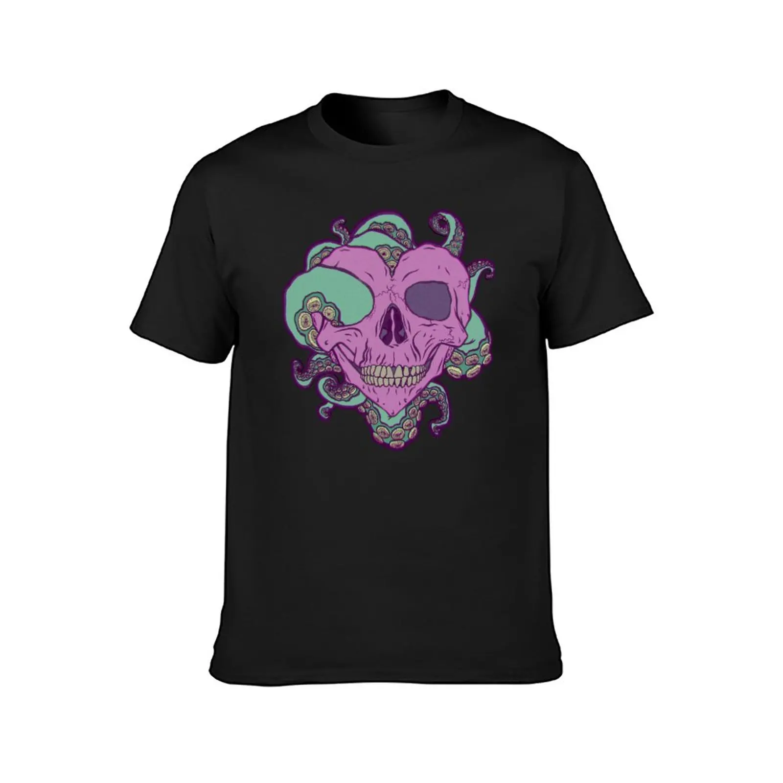 Arkham Horror Pure T-Shirt Uomo Skull Creepy Classic T-Shirt Girocollo Original Top Tees
