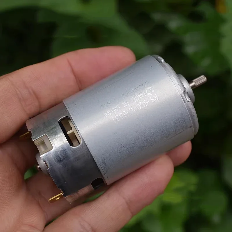 Mabuchi RS-550PC-6531 미니 550 모터 DC 18V 23500RPM 고속 전력 대형 토크 모터 널링 샤프트 DIY 전기 드릴 도구
