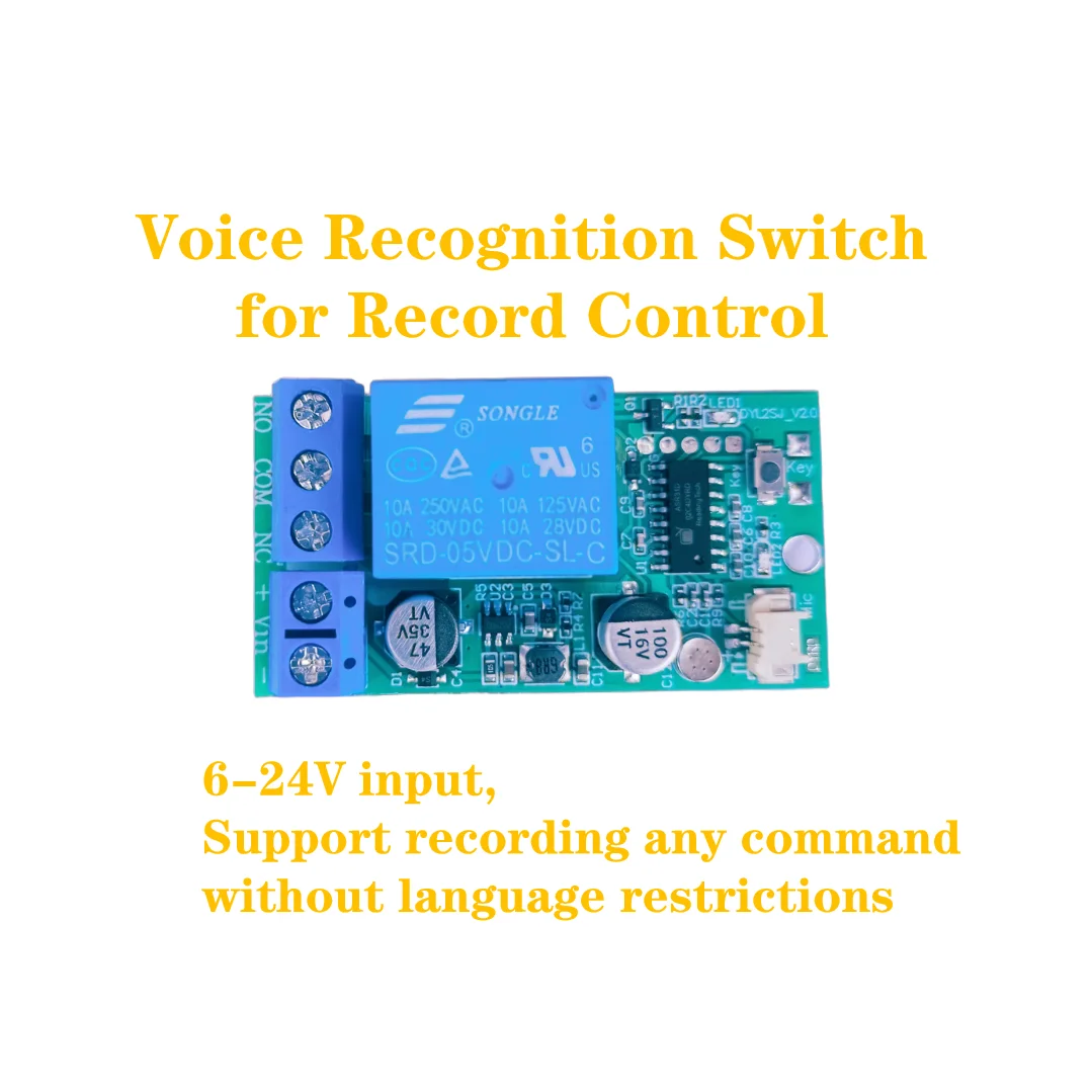 Multilingual Voice-Activated Switch for Custom Command Control