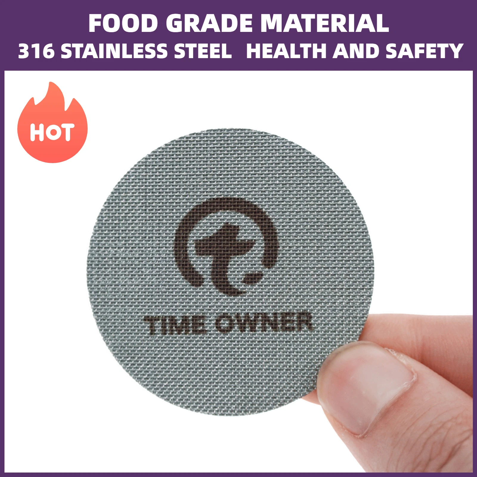 מסננת קפה ניתנת לשימוש מסך מגע מסך מקלחת למכונת אספרסו בגדלים 51MM 53MM 54MM 58MM