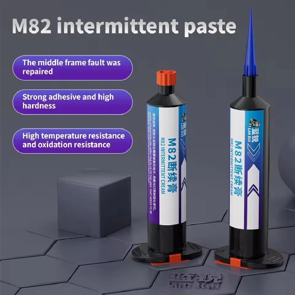Lanrui M82 iPhone 16 Pro Max 용 간헐적 붙여 넣기 중간 프레임 수리 흠집 카메라 프레임 골절 깨진 수리 도구