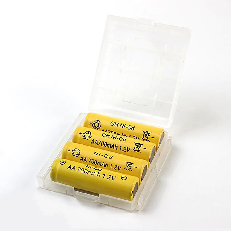 Multi-Slot Durable Battery Storage Case with Secure Clips