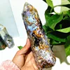 Natural Colorful Jasper Agate Tower Stone Druzy Wand Point Energy Meditation Spiritual Healing Crystals Feng Shui Room Decortion 5