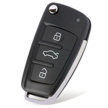 Keyforkess 433MHz ID48 Chip 8E0 837 220 Q / 8E0 837 220 K / D di Vibrazione Fob Chiave A Distanza di Audi A6L Q7 A4 Avant S4 Quattro RS4 2005-2009 - KEYECU 433MHz ID48 Chip 8E0 837 220 Q 8E0 837 220 K D di Vibrazione