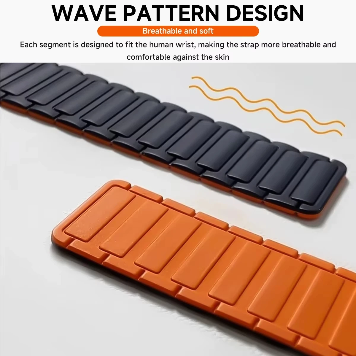 Sport Silicone Magnetic Replacement Band