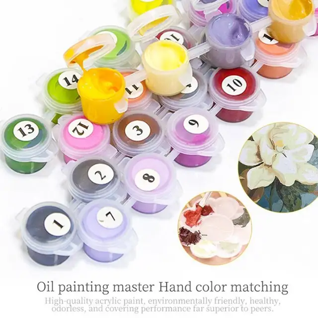 Cadre peinture par numéros Kit abstrait coucher de soleil paysage moderne dessin coloriage peinture à la main par numéros peinture acrylique décor à la maison 3