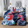 Printed Blanket Football star N-NeymarS Picnic Blankets Warm Blanket Soft and Comfortable Blanket Home Travel Birthday Gift 3